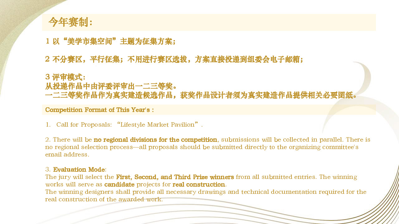 Competition Format & Requirements