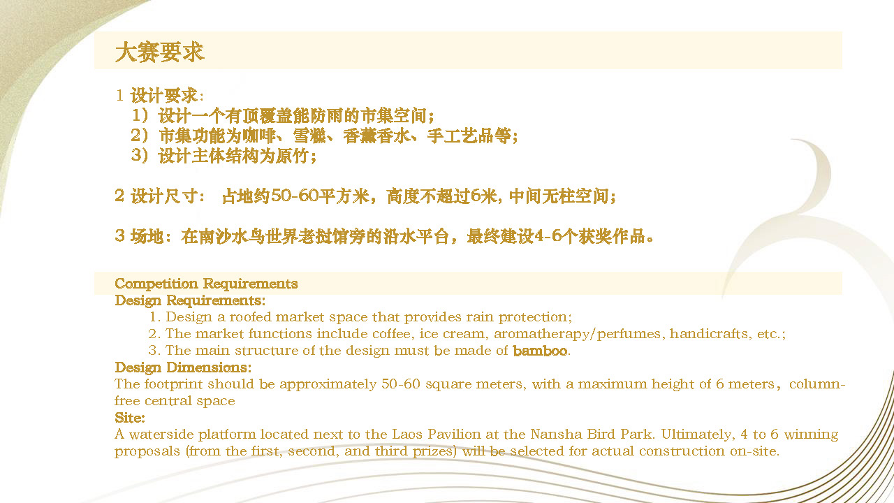 Competition Format & Requirements